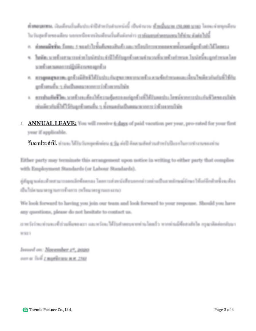 Employment offer letter preview 3