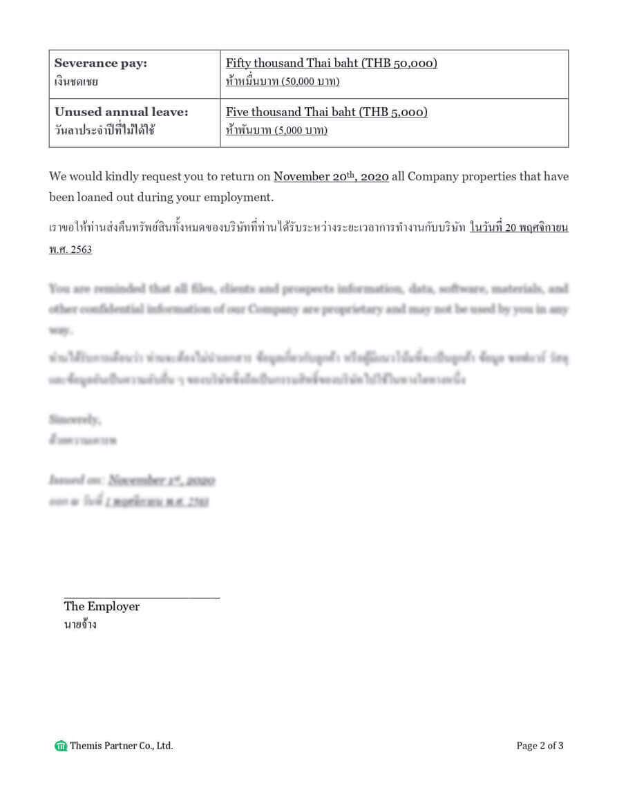 Employment termination letter preview 2
