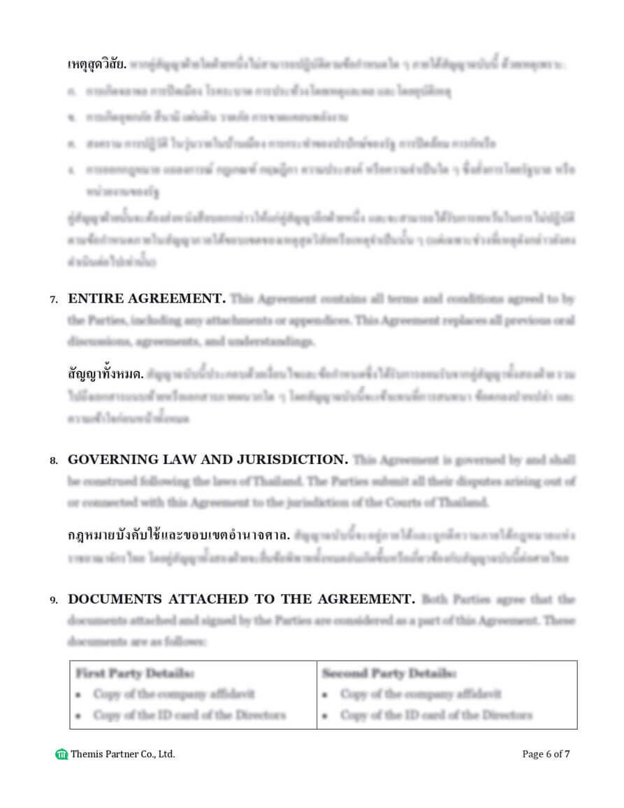 Partnership agreement preview 6