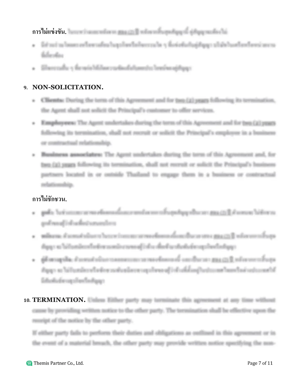 Agency agreement Thailand 7