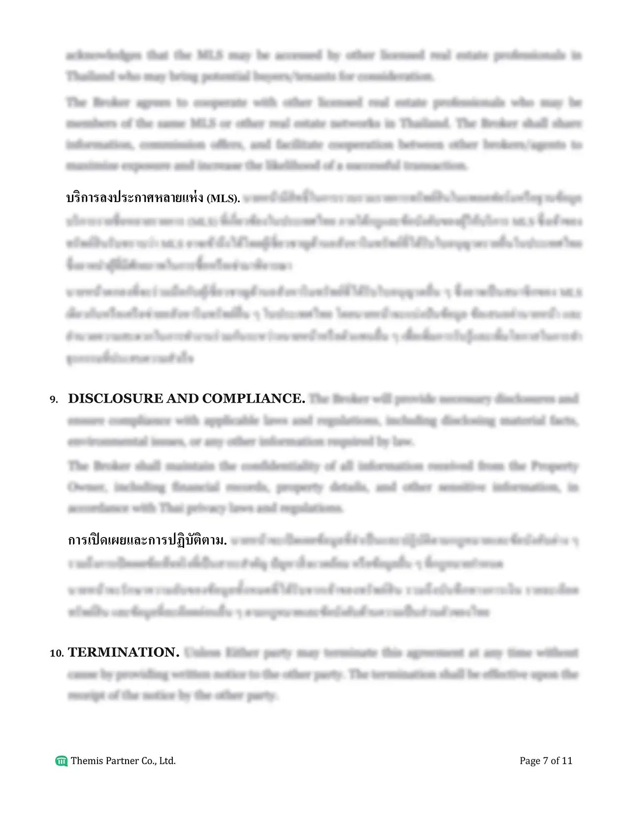 Brokerage agreement Thailand 7