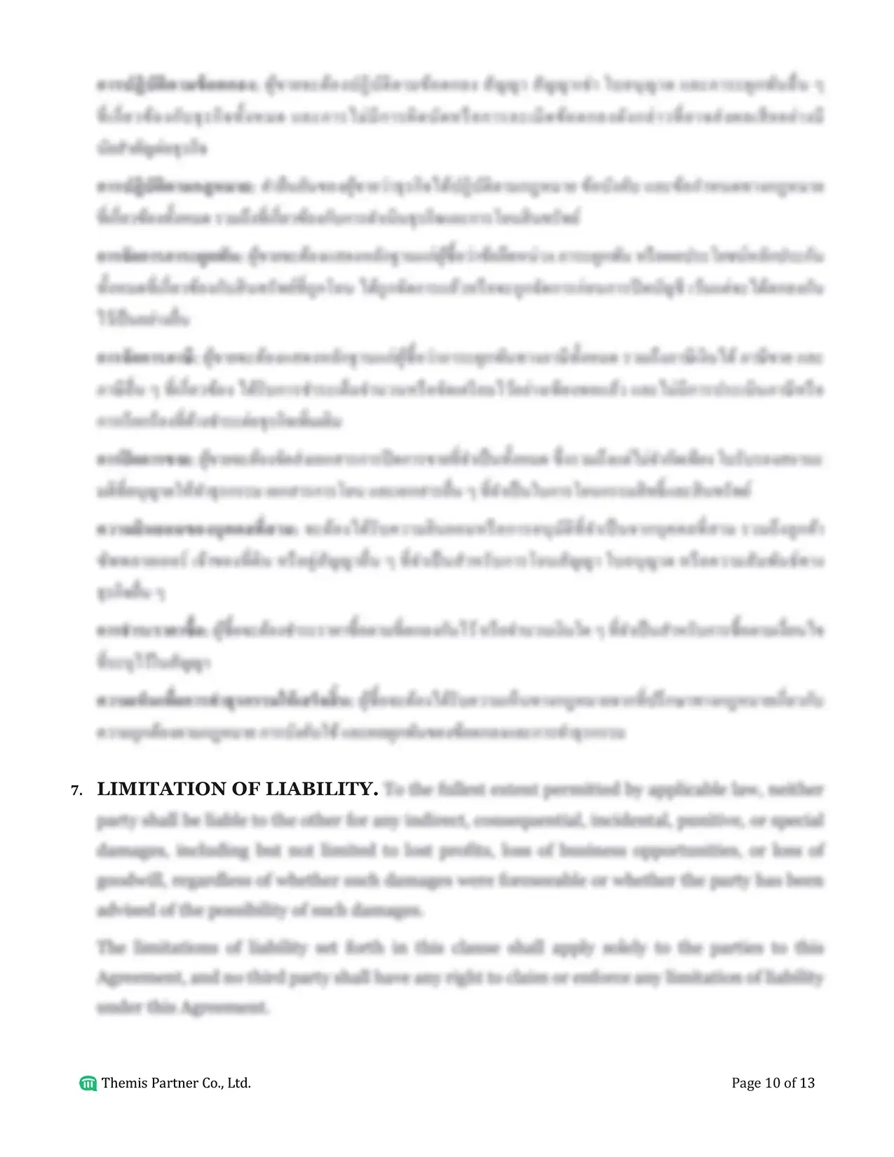 Business purchase agreement Thailand 10
