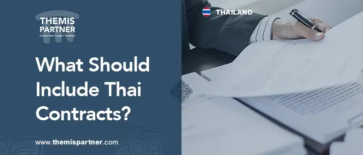 Critical elements thai contract must include