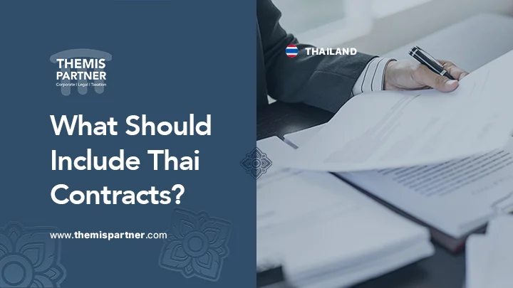 Critical elements thai contract must include