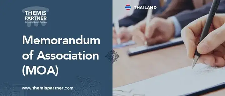 Memorandum of Association MOA Thailand company registration