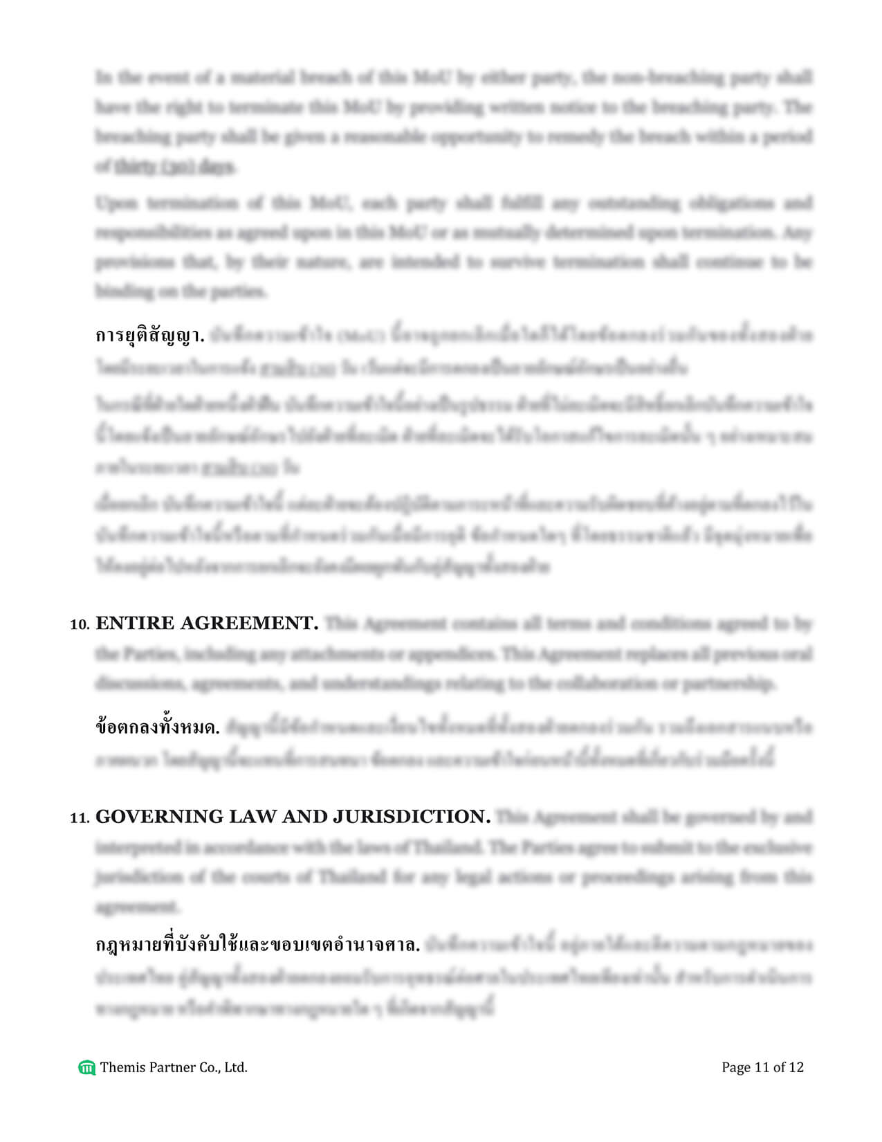 Memorandum of understanding Thailand 11