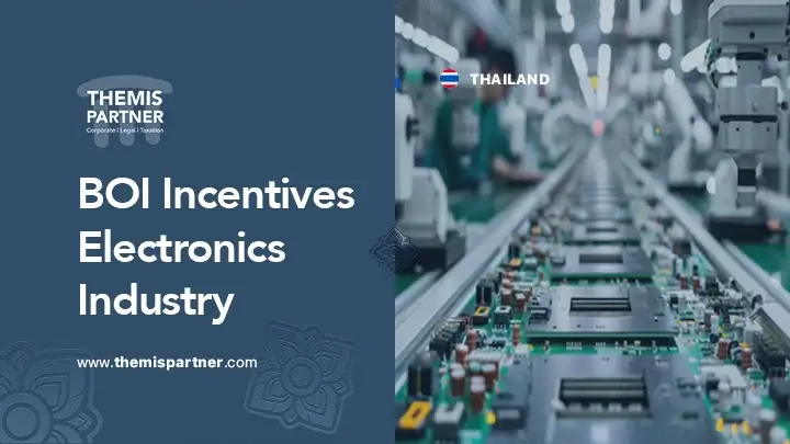 Thailand BOI incentives electronics industry eligibility benefits application process compliance
